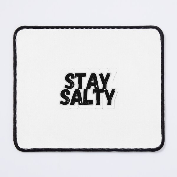 Item preview, Stay Salty Pirate Text Sticker | Funny Nautical Quote designed and sold by StickifyZone69.