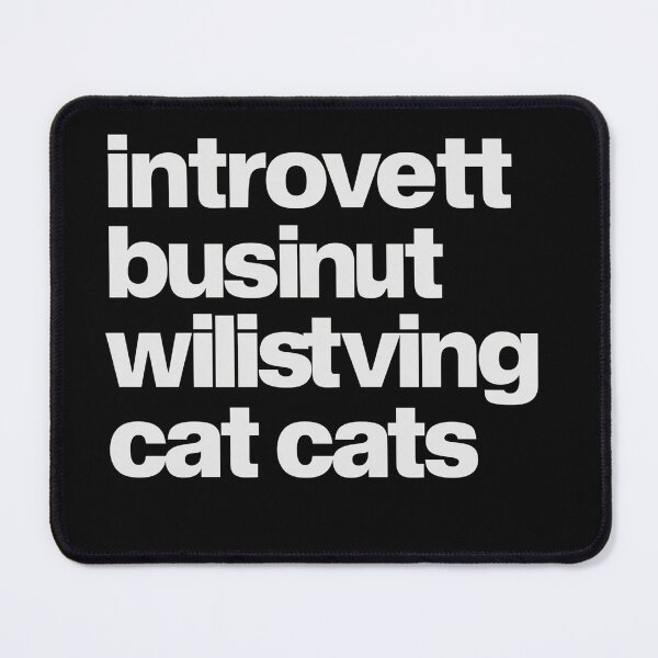 Item preview, Misspelled words are in a black box on a white background. designed and sold by khemjiraphoto.