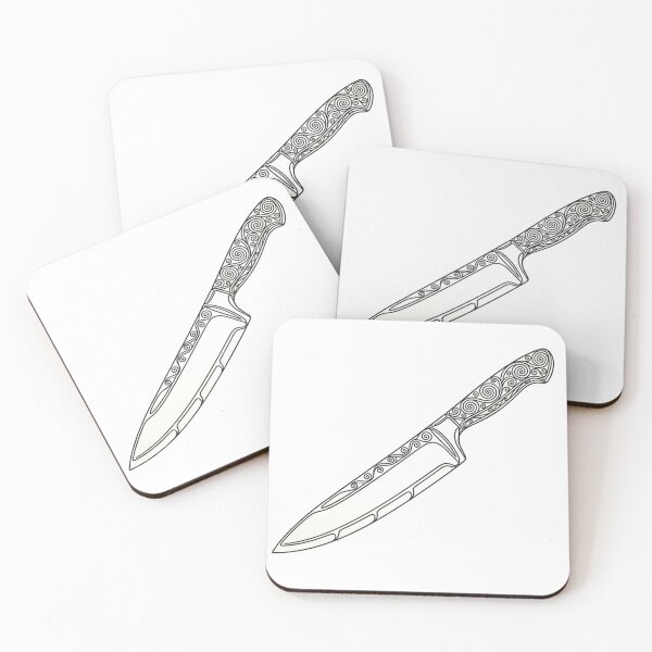 Item preview, Minimal Line Art-Knife designed and sold by DinsignStudio.