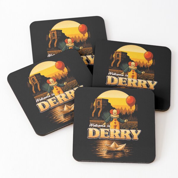 Item preview,  welcome to derry postcard horror clown  designed and sold by Blck-Acid-Devil.
