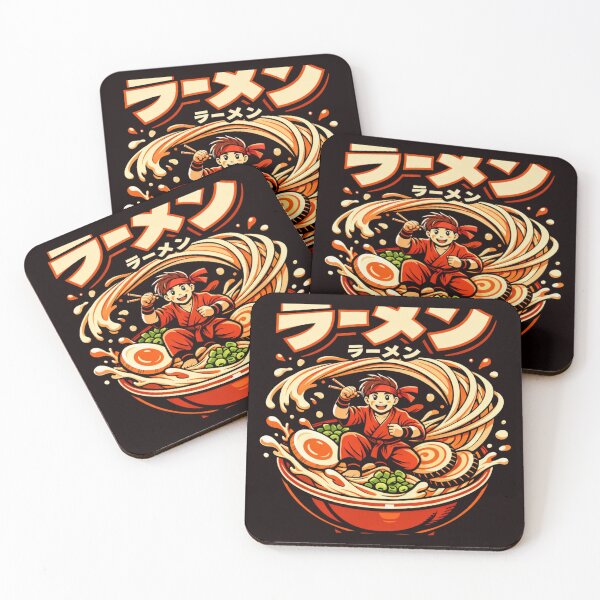Item preview, Ramen Ninja Warrior Japanese Anime Food Lover Graphic T-Shirt designed and sold by Designgallery65.