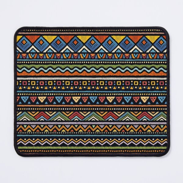 Item preview, Tribal Tapestry - Colorful Geometric Folk Art Seamless Pattern designed and sold by myforestfog.