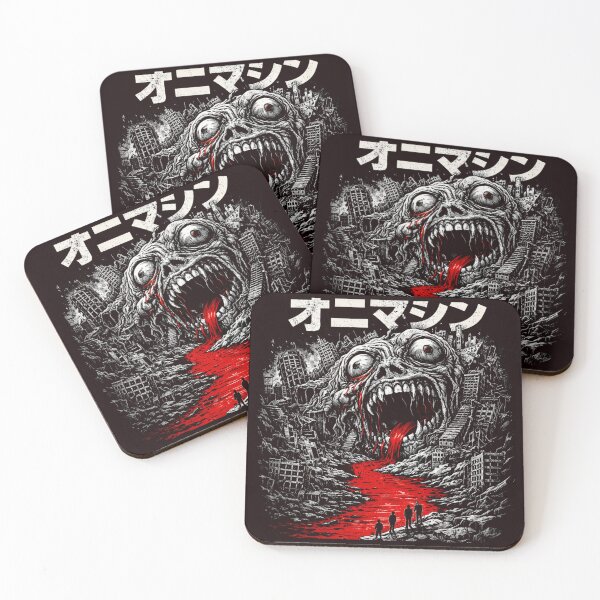 Item preview, Oni Ramen Horror Monster Japanese Streetwear Anime Graphic T-Shirt designed and sold by Designgallery65.