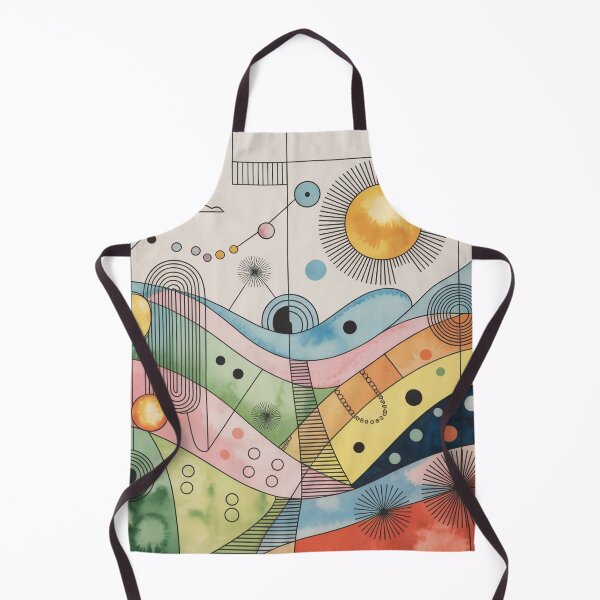Item preview, Whimsical Abstract Dream Landscape – Klee Inspired Symbolic Modern Art designed and sold by Tamas Das.