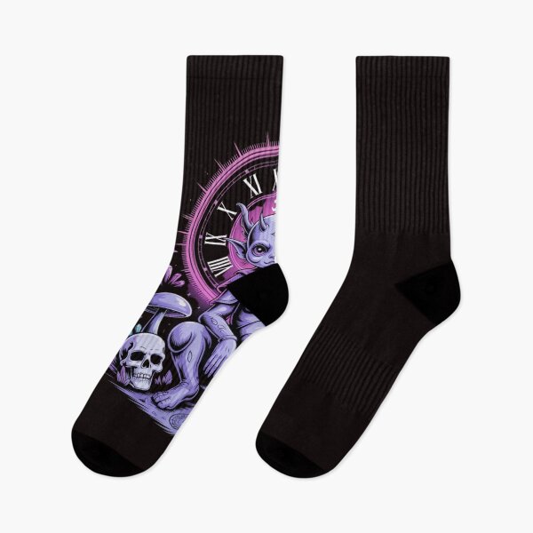 Item preview, Cute Demon Occult Gothic Fantasy Clock Aesthetic Graphic T-Shirt designed and sold by Designgallery65.