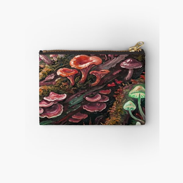 Item preview, Dark Cottagecore Glowing Mushrooms | Enchanted Forest Fantasy Art designed and sold by cr6zym1nd.