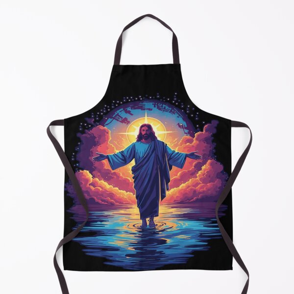 Item preview, Jesus walking on the Water as the Sunset Savior  designed and sold by Cre8andRecre8.