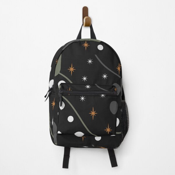 Item preview, Celestial Noir & Copper - Luxury Mid Century Modern Starburst Pattern designed and sold by Luckymoon2000.