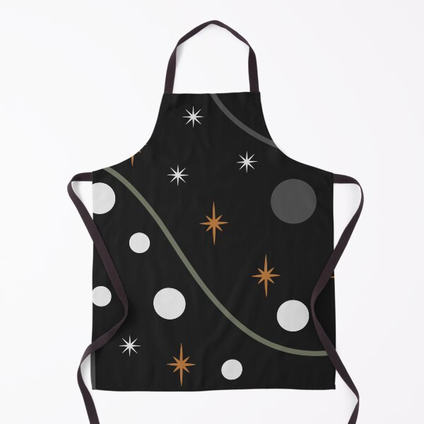 Artikelvorschau, Celestial Noir & Copper – Luxuriöses Sternenmuster im Mid-Century-Modern-Stil entworfen und verkauft von Luckymoon2000.