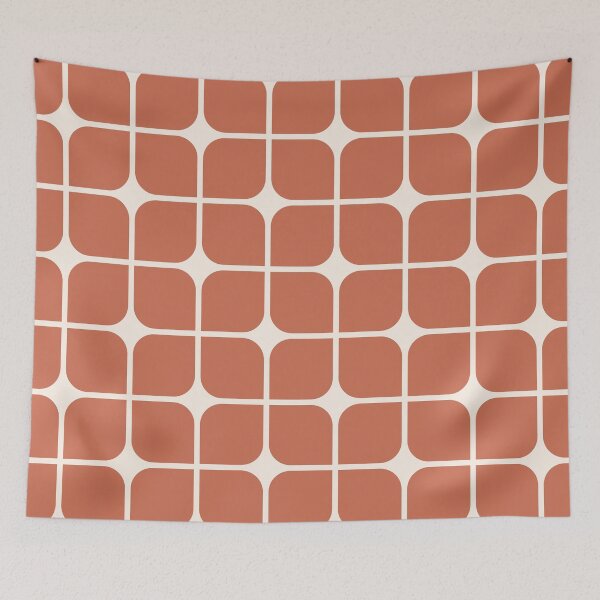 Item preview, Copper red & linen seamless pattern designed and sold by Mint + Midnight.