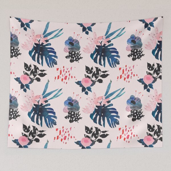Item preview, Tropical Theme on Pink designed and sold by cafelab.
