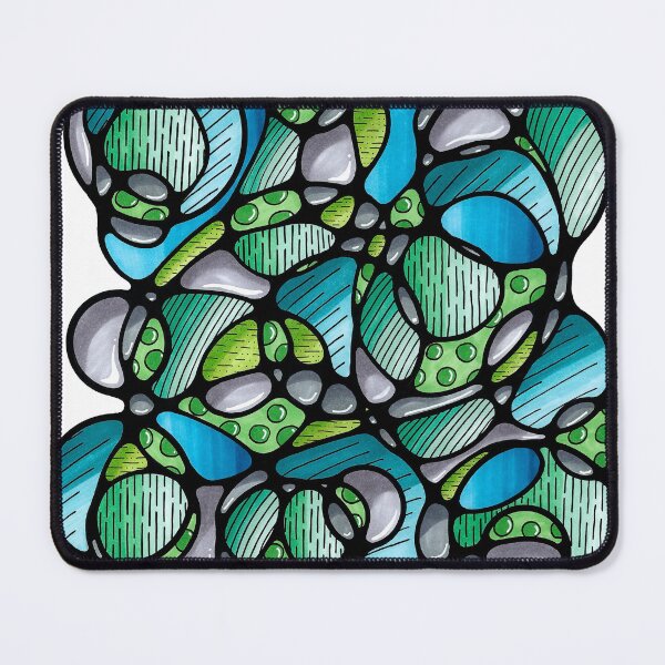 Item preview, Textured abstract doodle – organic shapes designed and sold by Doodleofnono.