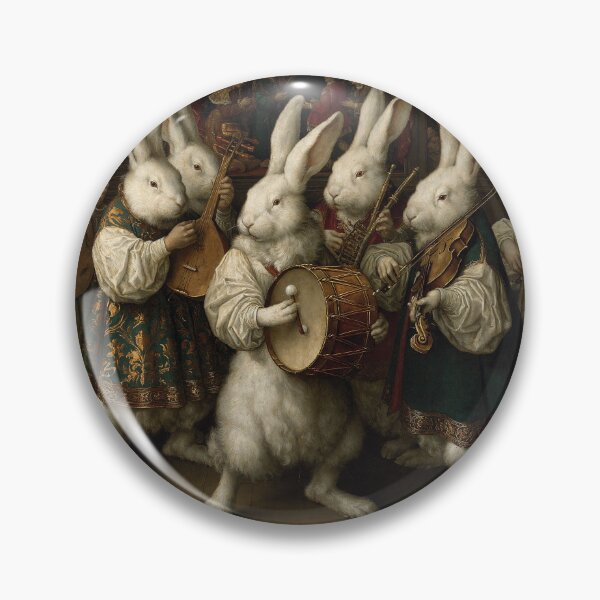Item preview, Medieval Rabbit Musicians designed and sold by ebrawne.