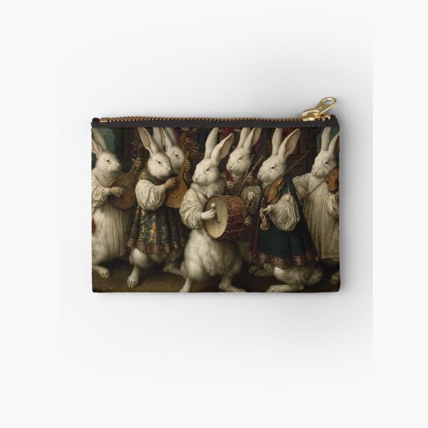 Item preview, Medieval Rabbit Musicians designed and sold by ebrawne.