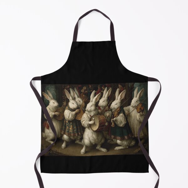 Item preview, Medieval Rabbit Musicians designed and sold by ebrawne.