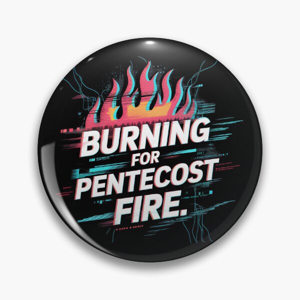 Item preview, Pentecost Fire Streetwear Burning Glitch Art designed and sold by SplashTastic.