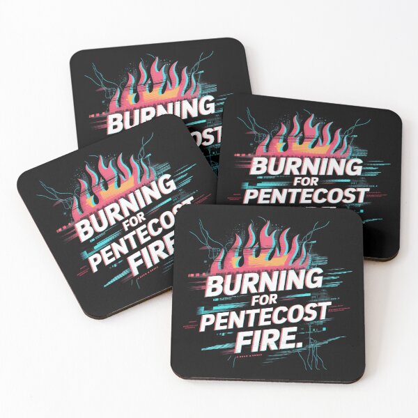 Item preview, Pentecost Fire Streetwear Burning Glitch Art designed and sold by SplashTastic.