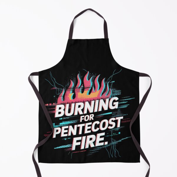 Item preview, Pentecost Fire Streetwear Burning Glitch Art designed and sold by SplashTastic.