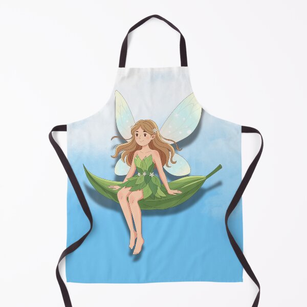Item preview, Magical Forest Fairy Sitting on Leaf designed and sold by Cutethings3.