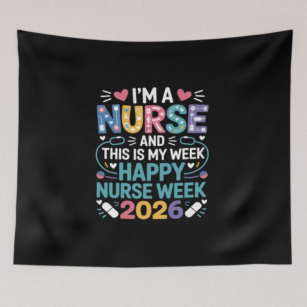 Item preview, I'm A Nurse and This is My Week Happy Nurse Week 2026 designed and sold by BlassmausArt.