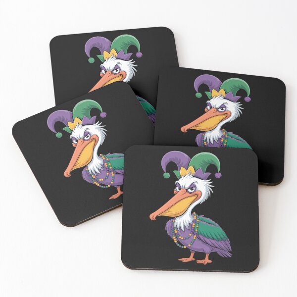 Item preview, Mardi Gras Pelican Louisiana Parade Animal Lover designed and sold by PunkNation-Arts.