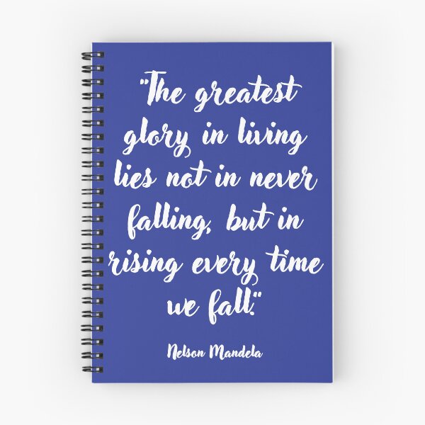 Item preview, The greatest glory in living . . . Nelson Mandela Quotation designed and sold by CharlottePlaceArt.