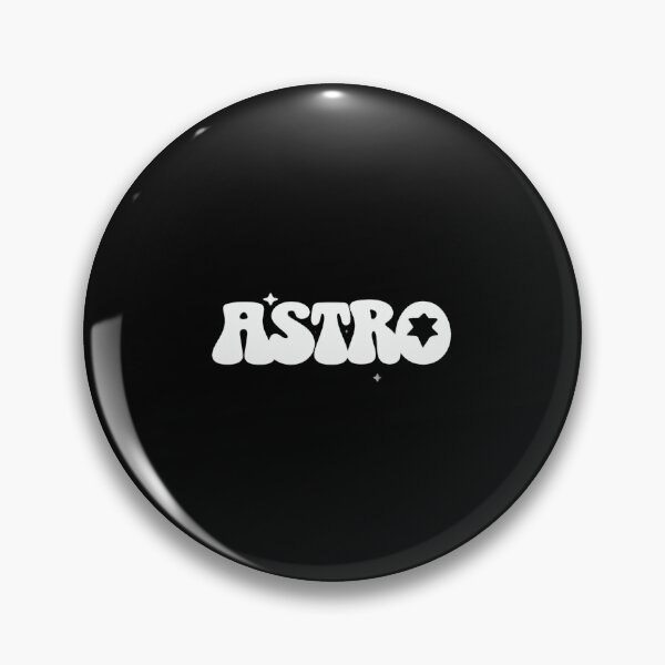 Item preview, ASTRO Space Aesthetic Bubble Letter Design with Star Cutout | Cosmic Typography Art designed and sold by Bright Nest Studio.