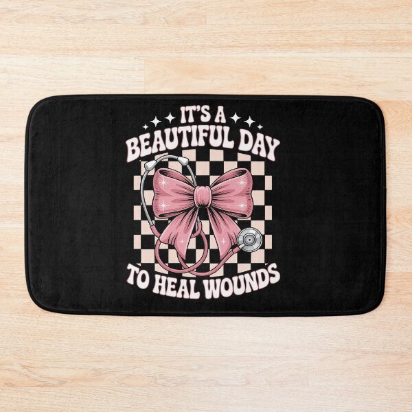 Item preview, Its A Beautiful Day To Heal Wounds Coquette Bow Nurse Week designed and sold by BlassmausArt.