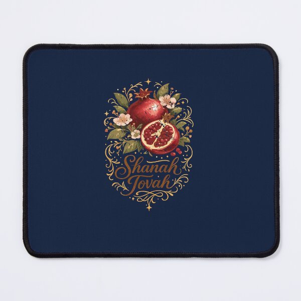 Item preview, Shanah Tovah Pomegranate Floral Elegant designed and sold by Thank-HaShem.