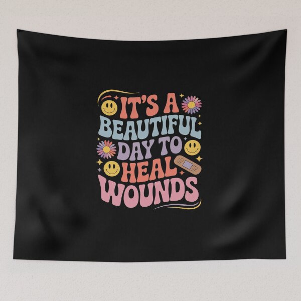 Item preview,  Beautiful Day To Heal Wounds Retro Wound Care Nurse designed and sold by BlassmausArt.