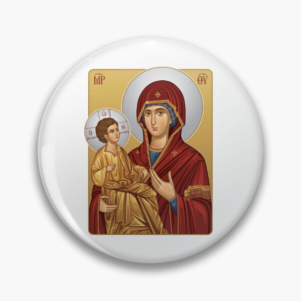 Item preview, Holy Mother Of God East Europian Church Orthodox Religion Icon designed and sold by Blok45.