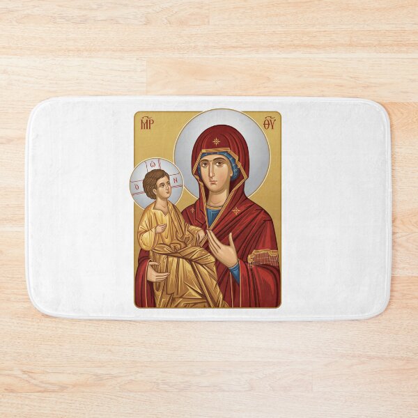 Item preview, Holy Mother Of God East Europian Church Orthodox Religion Icon designed and sold by Blok45.