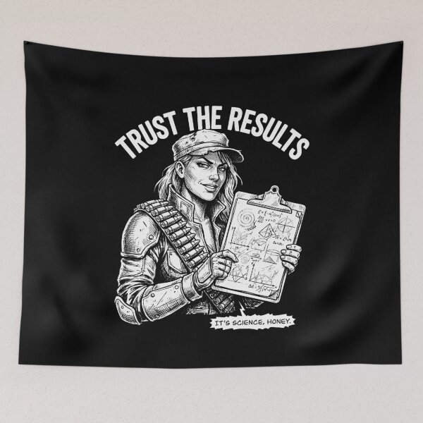 Item preview, Trust The Results It's Science Honey Funny Woman Ammo designed and sold by graphixpolash.