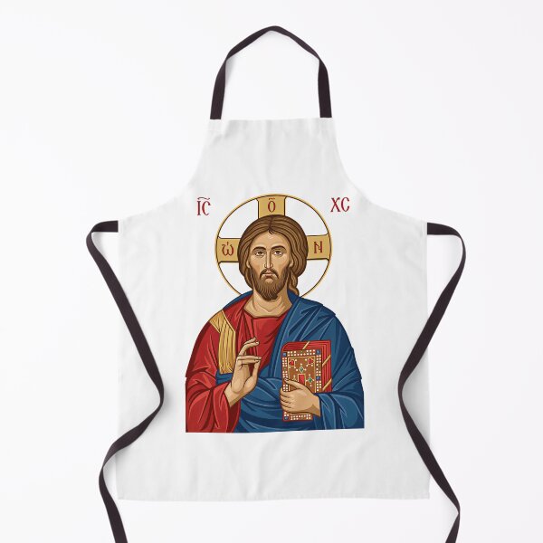 Item preview, Lord Jesus Christ East Europian Church Orthodox Religion Icon designed and sold by Blok45.