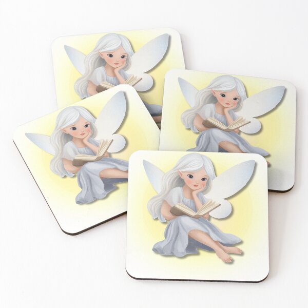Item preview, Cute Fairy Reading Book Aesthetic Art designed and sold by Cutethings3.