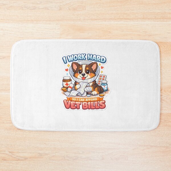 Item preview, I Work Hard So I Can Afford Vet Bills – Funny Dog Vet Life designed and sold by Bettybee00.