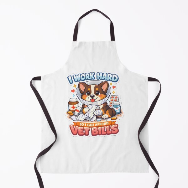 Item preview, I Work Hard So I Can Afford Vet Bills – Funny Dog Vet Life designed and sold by Bettybee00.