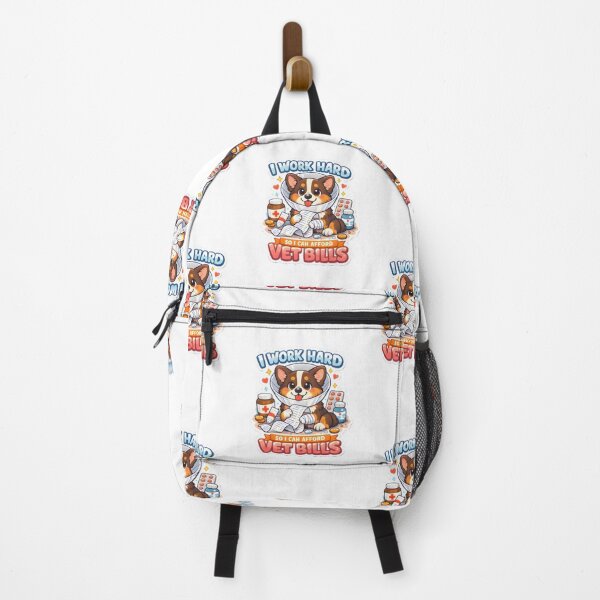 Item preview, I Work Hard So I Can Afford Vet Bills – Funny Dog Vet Life designed and sold by Bettybee00.