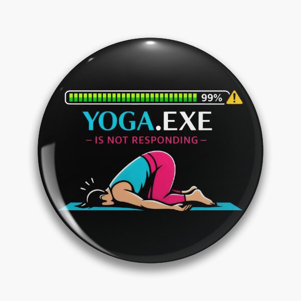 Item preview, Yoga Exe Not Responding Child Pose designed and sold by SplashTastic.