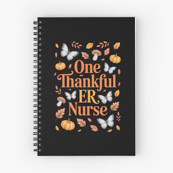 Item preview, One Thankful ER Nurse Thanksgiving Turkey Nurse Cute designed and sold by PunkNation-Arts.