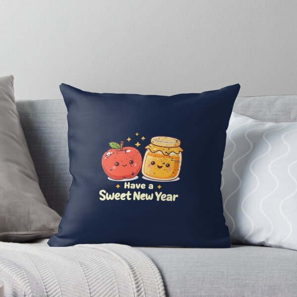 Item preview, Have a Sweet New Year – Cute Apple & Honey Rosh Hashanah designed and sold by Thank-HaShem.