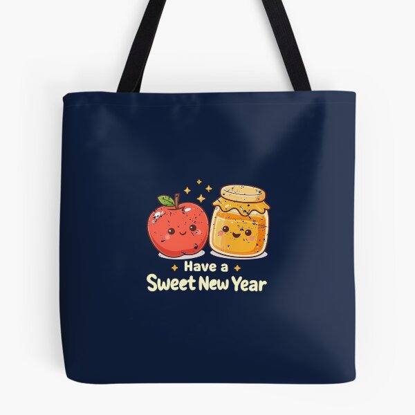 Item preview, Have a Sweet New Year – Cute Apple & Honey Rosh Hashanah designed and sold by Thank-HaShem.