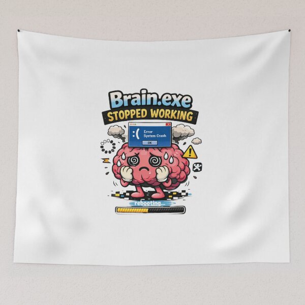 Item preview, Brain.exe Error designed and sold by IMOBILYARI.