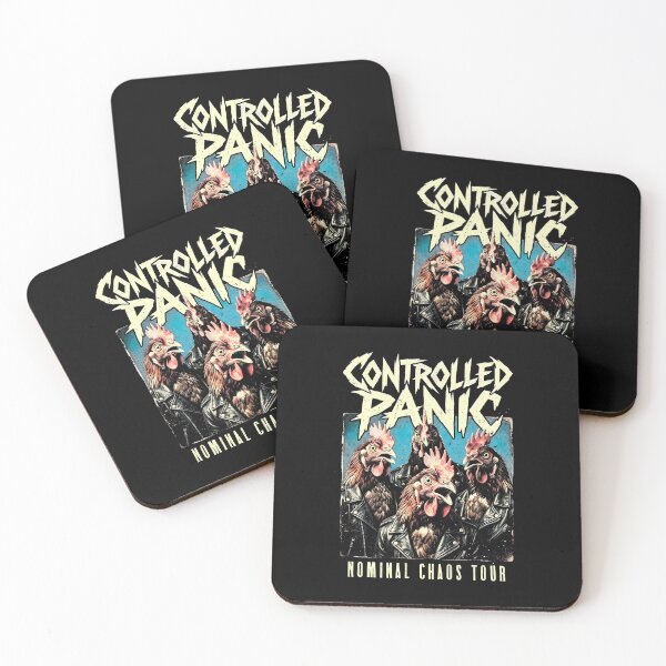 Item preview, Band Chickens Controlled Panic Funny Rock Music Musician designed and sold by GrandeDuc.