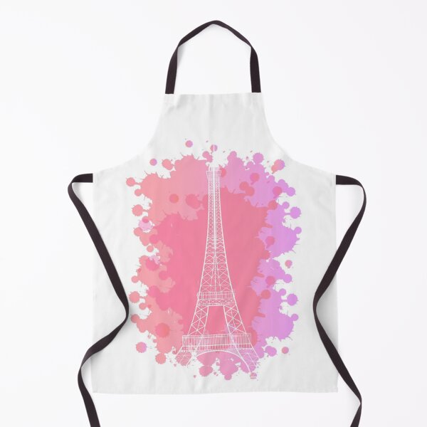 Item preview, Pink Eiffel Tower Watercolor Paris Art designed and sold by AiHouses.