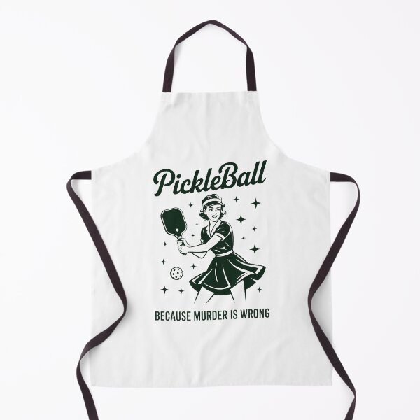 Item preview, Pickleball Because Murder is Wrong Pickleball Lovers designed and sold by PunkNation-Arts.