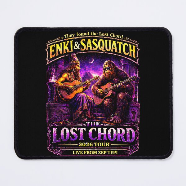 Item preview, Enki and Sasquatch the Lost Chord 2026 Tour designed and sold by PaparazziAnunnaki.