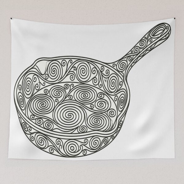 Item preview, Minimal Line Art-Pan designed and sold by DinsignStudio.