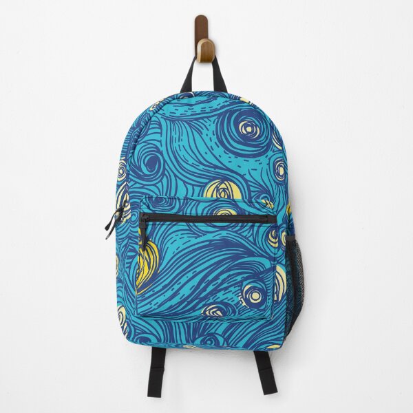 Item preview, Swirly Starry Night Pattern – Celestial Galaxy Aesthetic, Dreamy Night Sky Illustration, Cosmic Stars & Whimsical Swirl Design designed and sold by trendieprints.