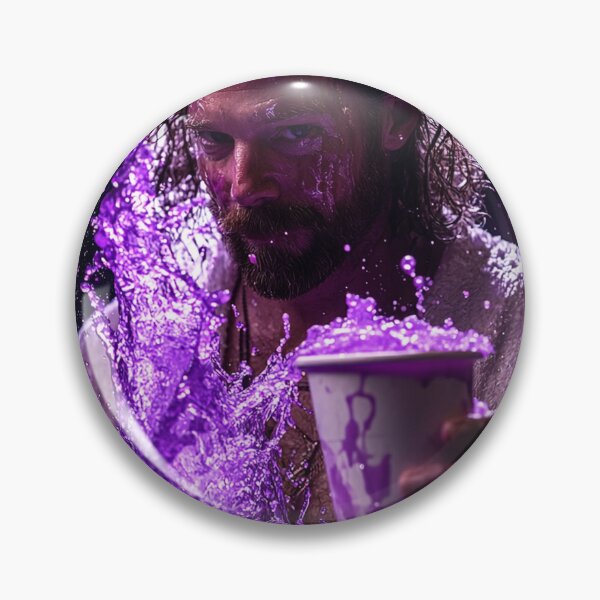 Item preview, The Dude Purple Drip Art Print designed and sold by WockWave.